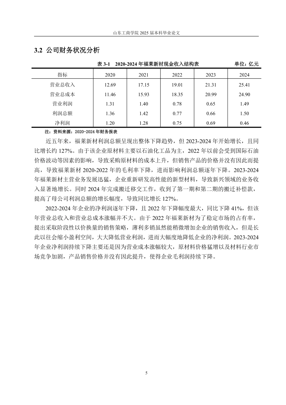 25年WP财务管理 企业现金流管理存在的问题及对策分析—以福莱新材为例16.47-AI7.23-约16163字符.pdf_第10页