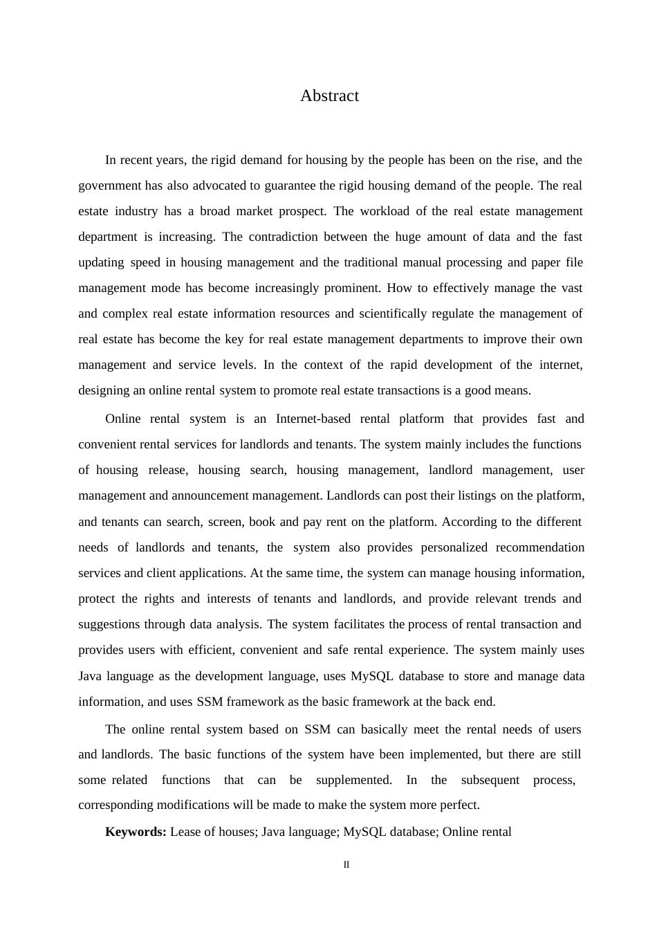 25年WP计算机科学与技术-基于SSM的在线租房系统0-约15426字符.docx_第2页