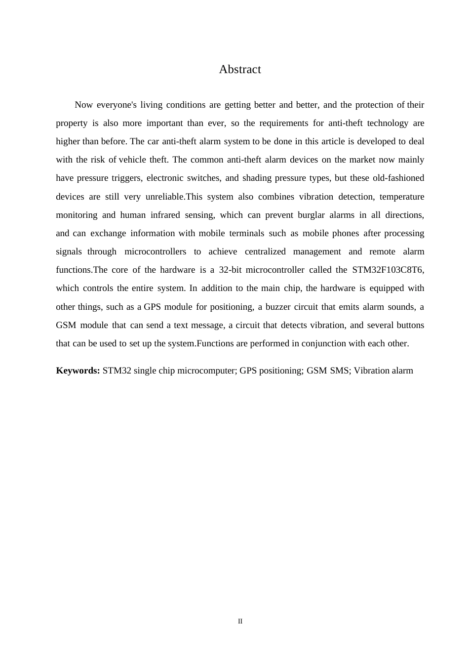 25年WP电气工程及其自动化-基于单片机的汽车防盗报警系统的设计-10.790-14781.docx_第2页