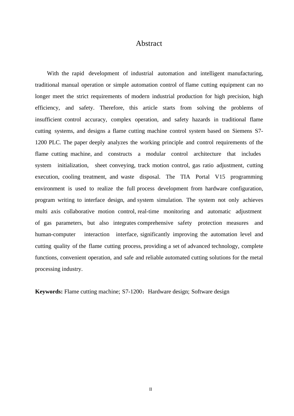 25年WP电气工程及其自动化-基于PLC的火焰切割机控制系统设计-6.770-12898.docx_第2页