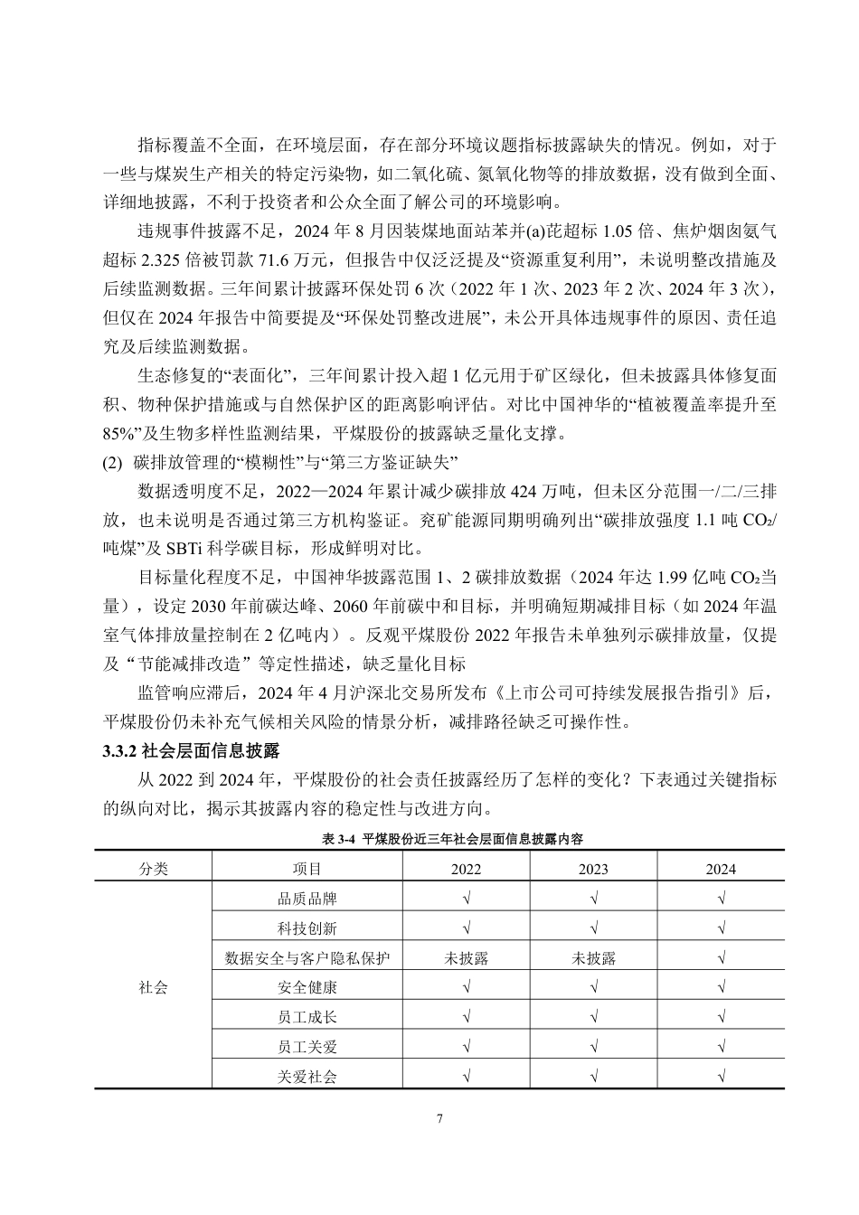 25年WP财务管理 平煤股份ESG信息披露问题研究17.66-AI16.81-约14102字符.pdf_第10页