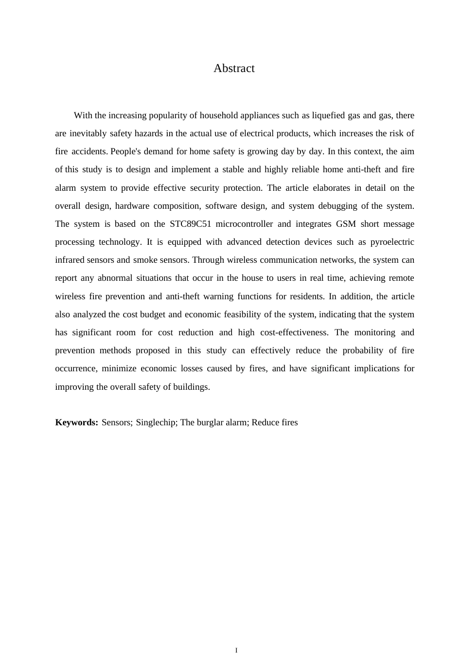 25年WP关键词：传感器；单片机；防盗报警器；降低火灾-约13803字符.docx_第2页