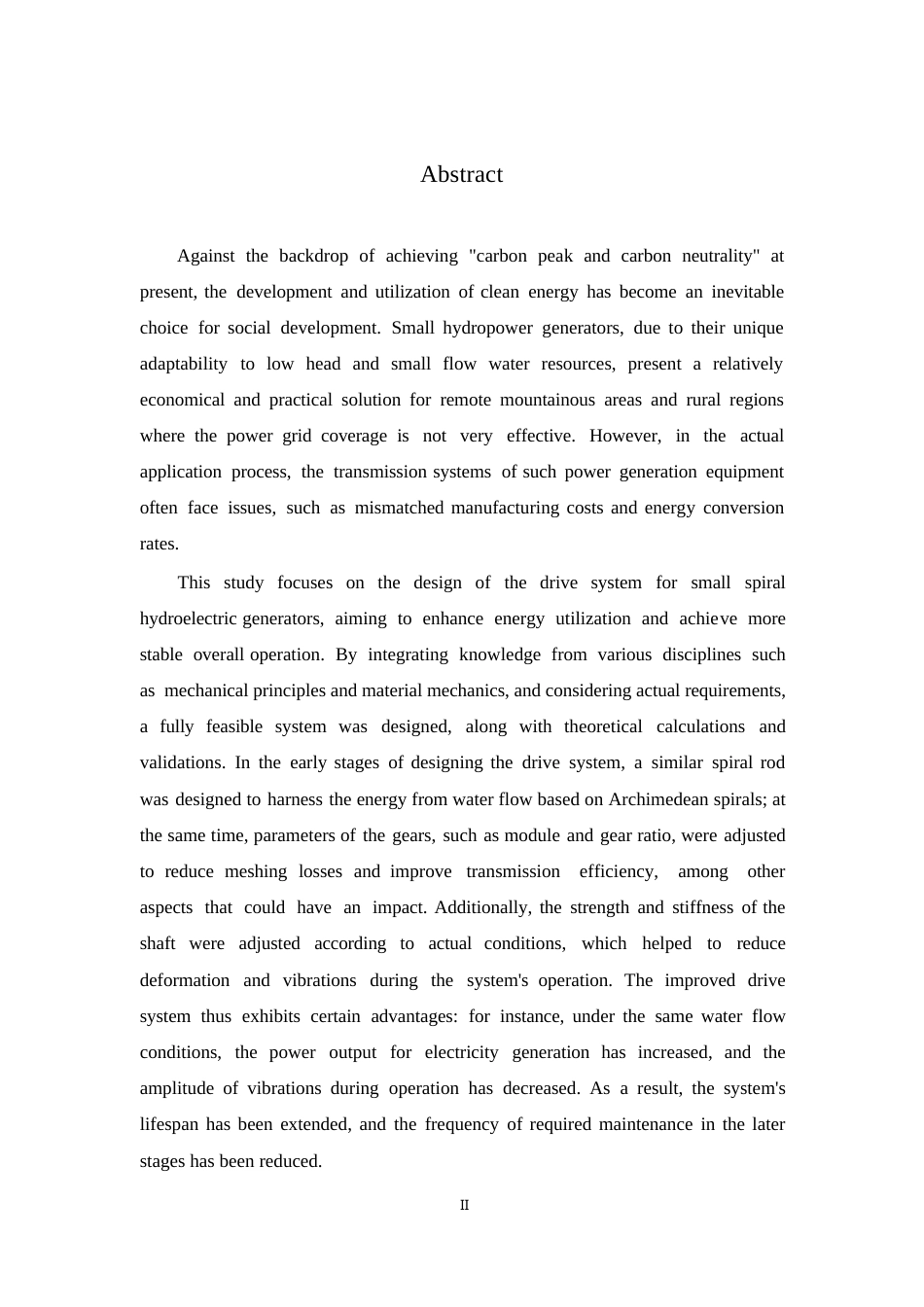 25年WP机械设计制造及其自动化-小型螺旋式水力发电机的传动机构设计-10.730-11961.docx_第1页