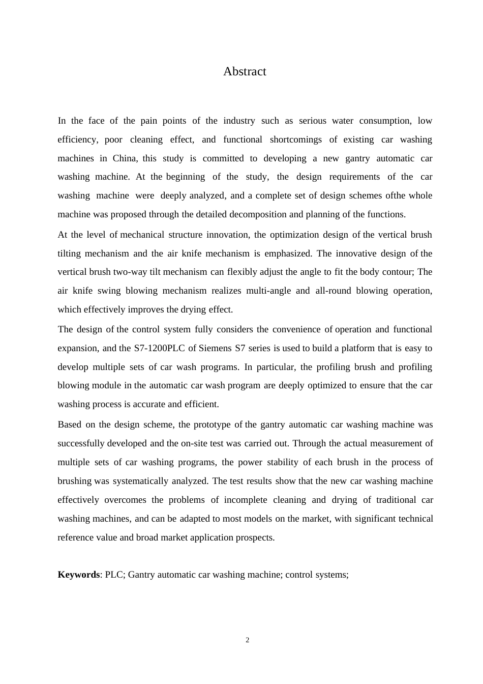 25年WP电气工程及其自动化-基于PLC的自动洗车机控制系统设计-2.140-15113.docx_第2页