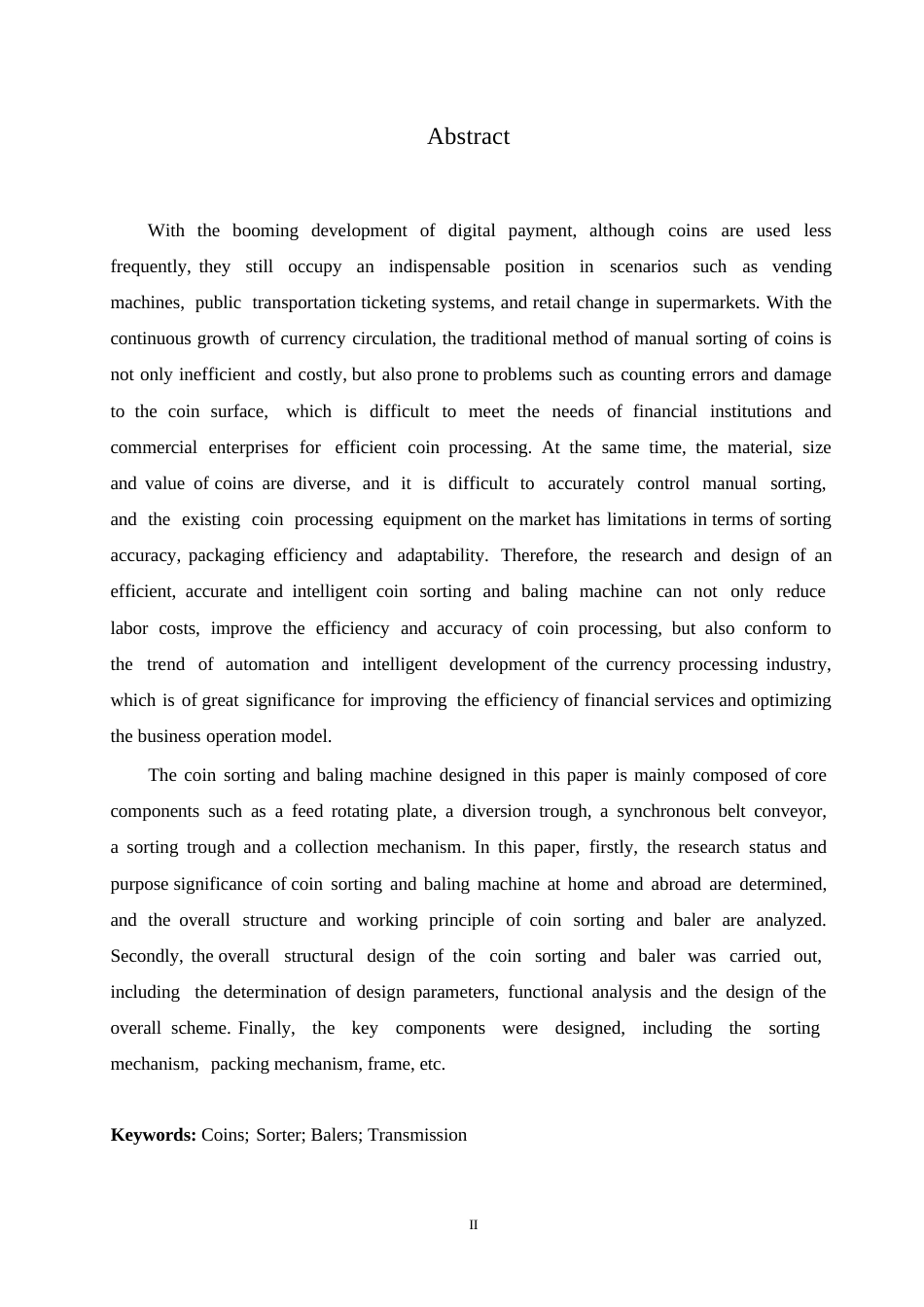 25年WP机械设计制造及其自动化-硬币分选打包机结构设计-11.290-12161.docx_第2页