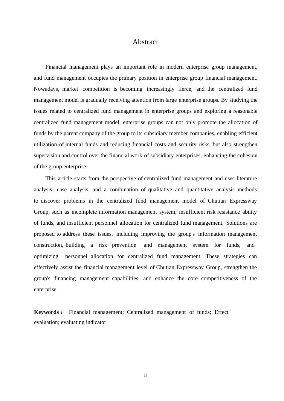 25年WP财务管理-楚天高速公路集团资金集中管理存在的问题及优化策略-16.30-16448.docx_第2页