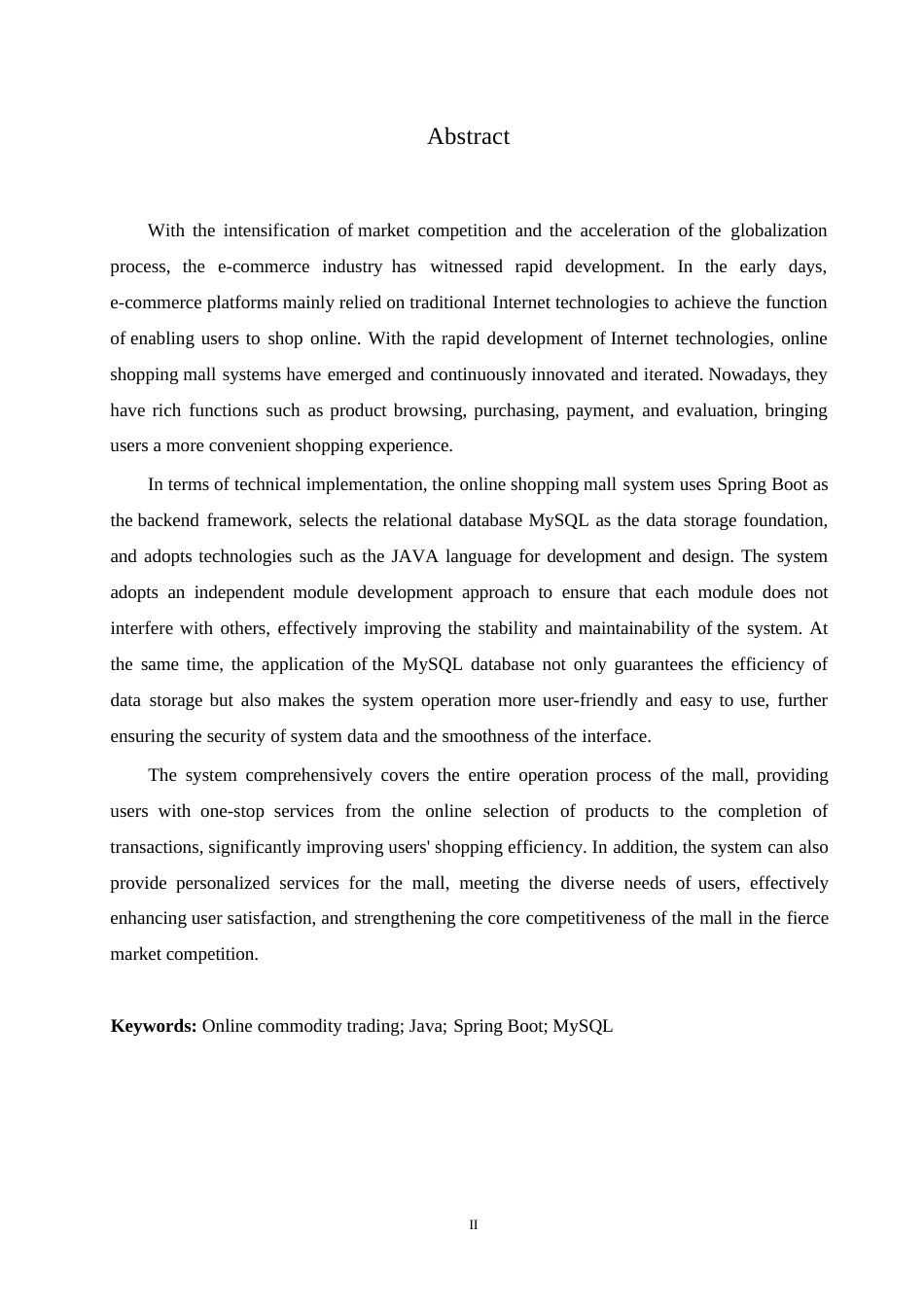 25年WP计算机科学与技术-基于SpringBoot的在线购物商城设计与实现-11.070-16789.docx_第2页