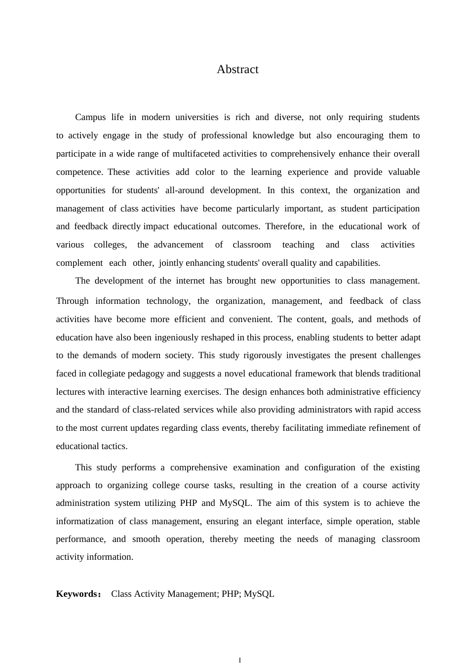 25年WP关键词：班级活动管理；PHP；MYSQL-约11737字符.docx_第2页