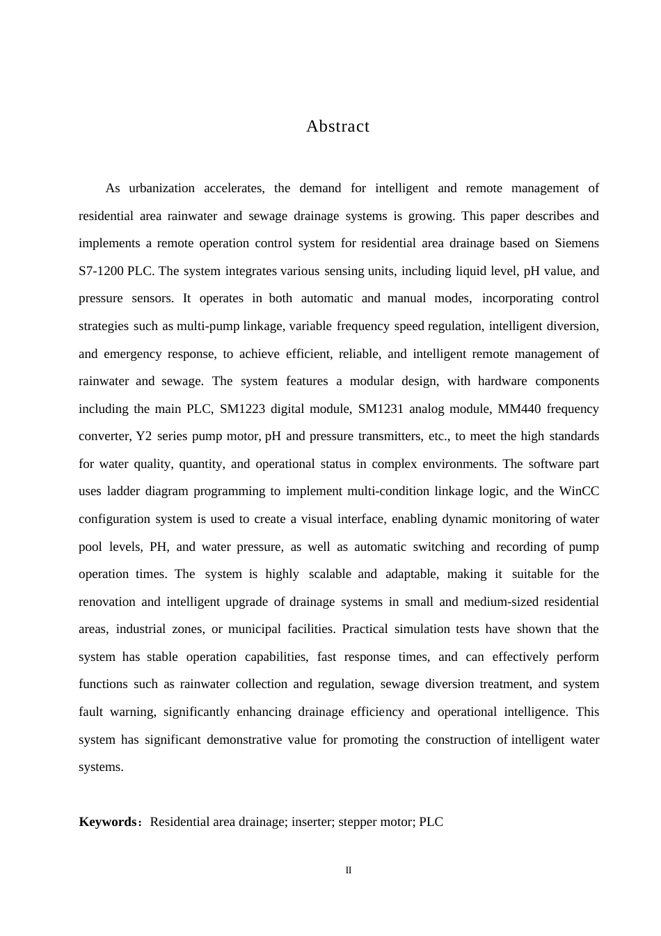 25年WP电气工程及其自动化-基于 PLC 的小区排水远程操作控制系统设计-13.140-19817.docx_第2页