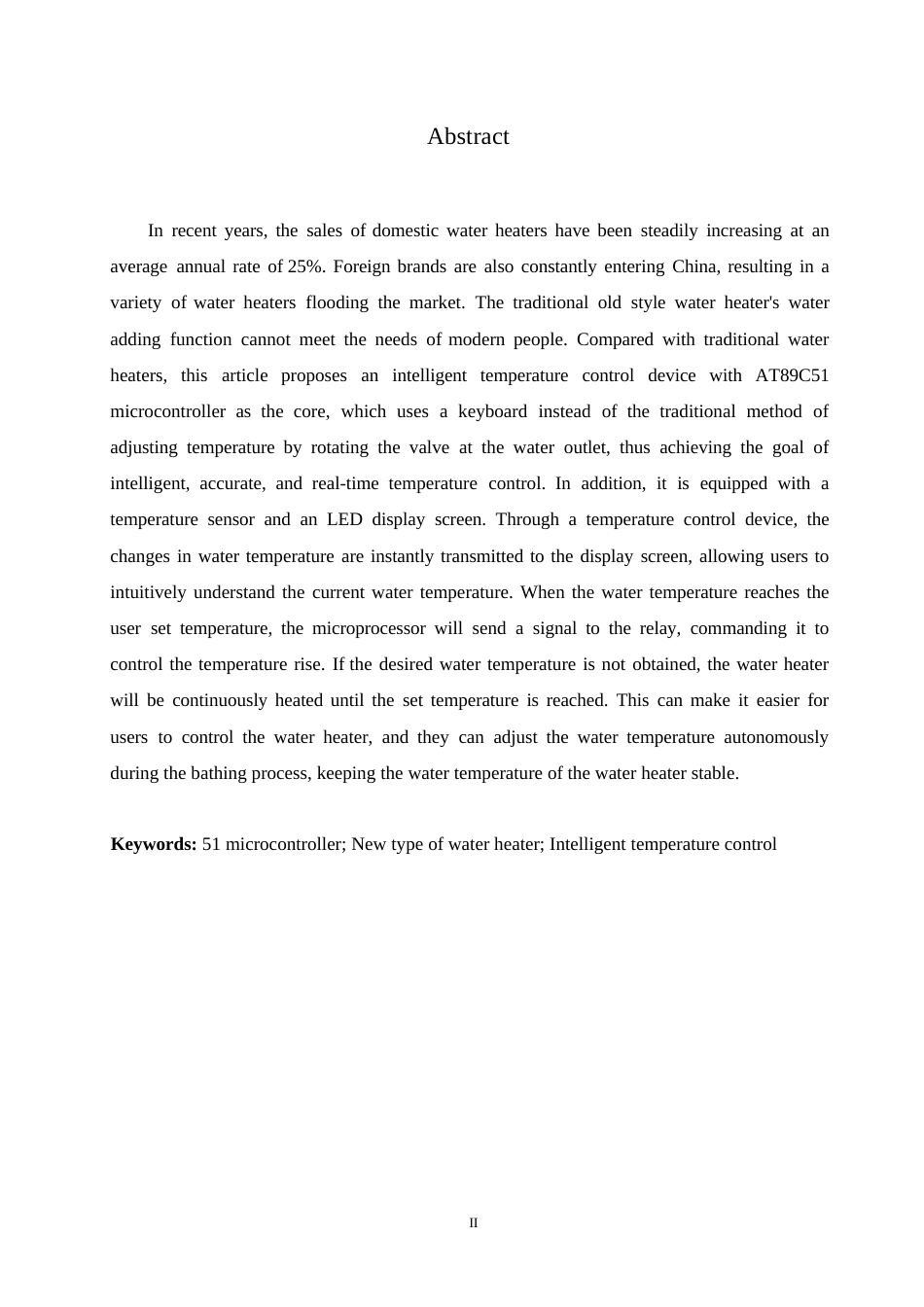 25年WP电气工程及其自动化-基于单片机的热水器温度控制器设计-14.60-11618.docx_第2页