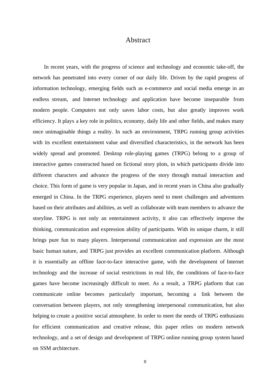 25年WP计算机科学与技术王晨晨-基于SSM的trpg跑团系统设计与实现0-15313.docx_第2页