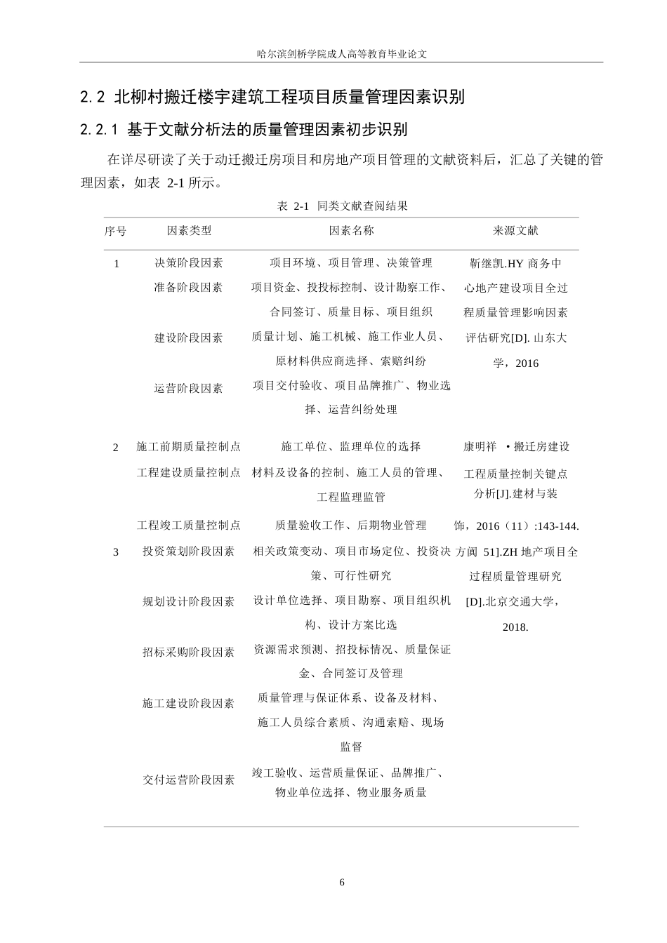 25年WP北柳村搬迁楼宇建筑工程项目质量管理研究0-约17493字符.docx_第10页