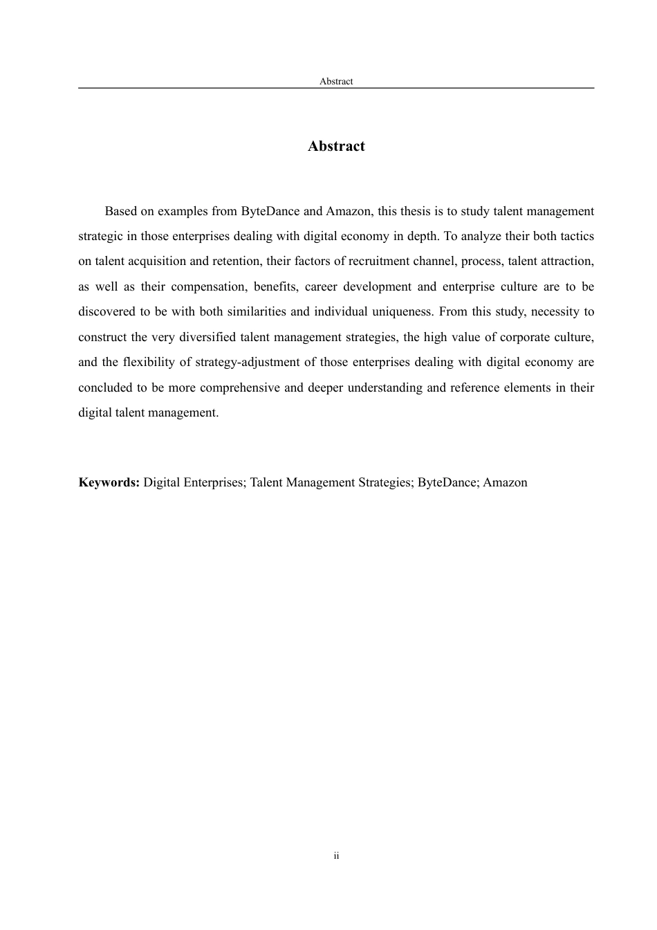 25年WP商务英语 数字经济时代人才管理策略——以字节跳动与亚马逊为例2.65-AI22.92-约34793字符.pdf_第2页