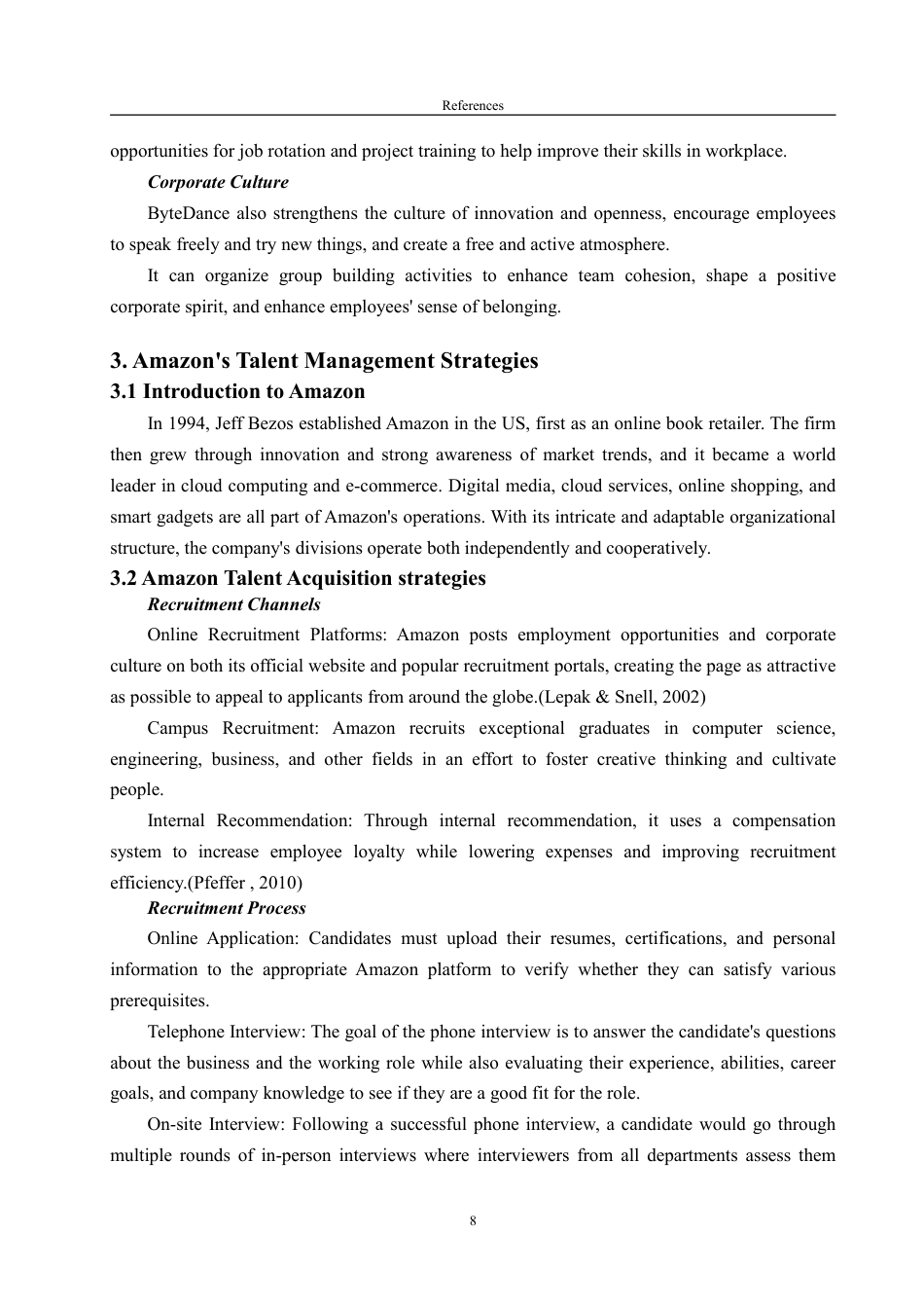 25年WP商务英语 数字经济时代人才管理策略——以字节跳动与亚马逊为例2.65-AI22.92-约34793字符.pdf_第8页