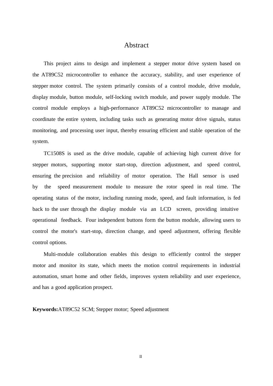 25年WP电气工程及其自动化-基于单片机控制的步进电机控制系统设计-17.960-15266.docx_第2页