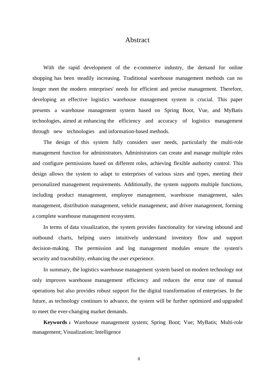 25年WP计算机科学与技术-基于SpringBoot的仓库管理系统设计与实现-25.380-14428.docx_第2页