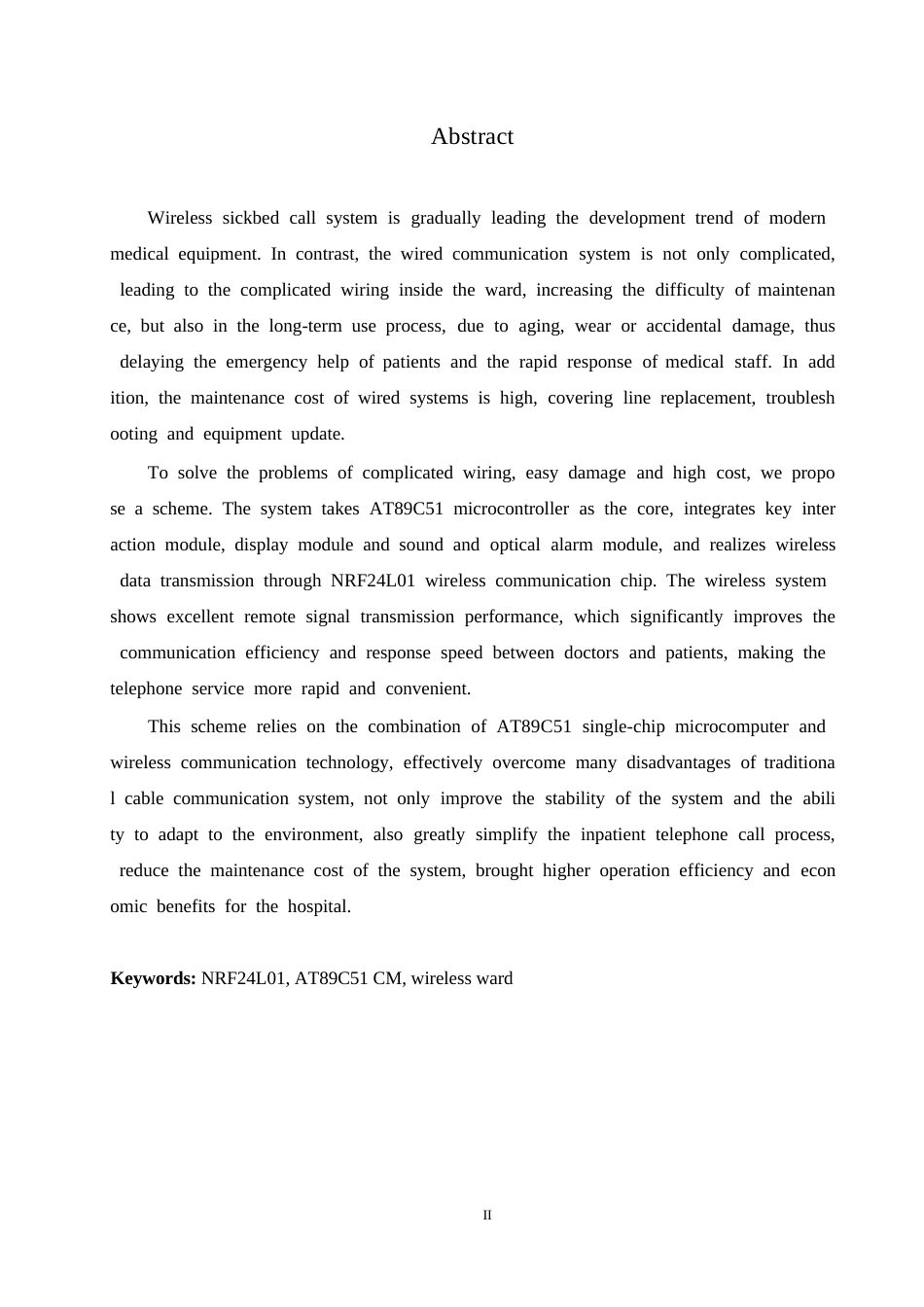 25年WP基于单片机的无线病房呼叫系统的设计0-约12738字符.docx_第2页