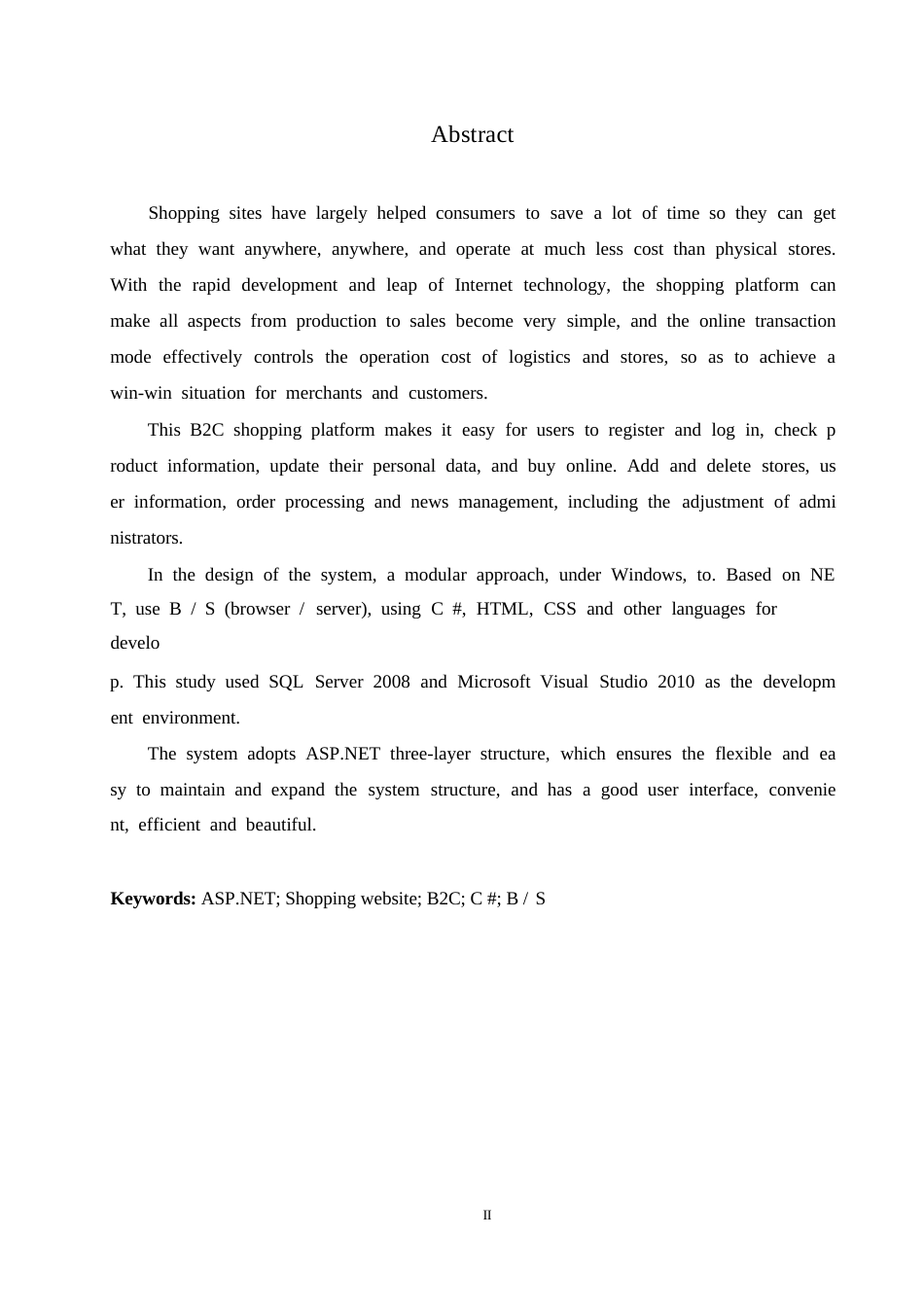 25年WP基于BS架构的在线购物系统设计与实现0-约10732字符.docx_第2页