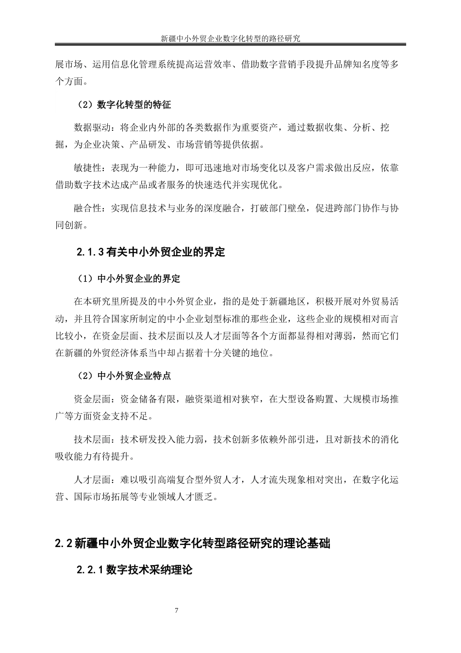 25年WP国际经济与贸易-新疆中小外贸企业数字化转型的路径研究11.740-20723.docx_第10页
