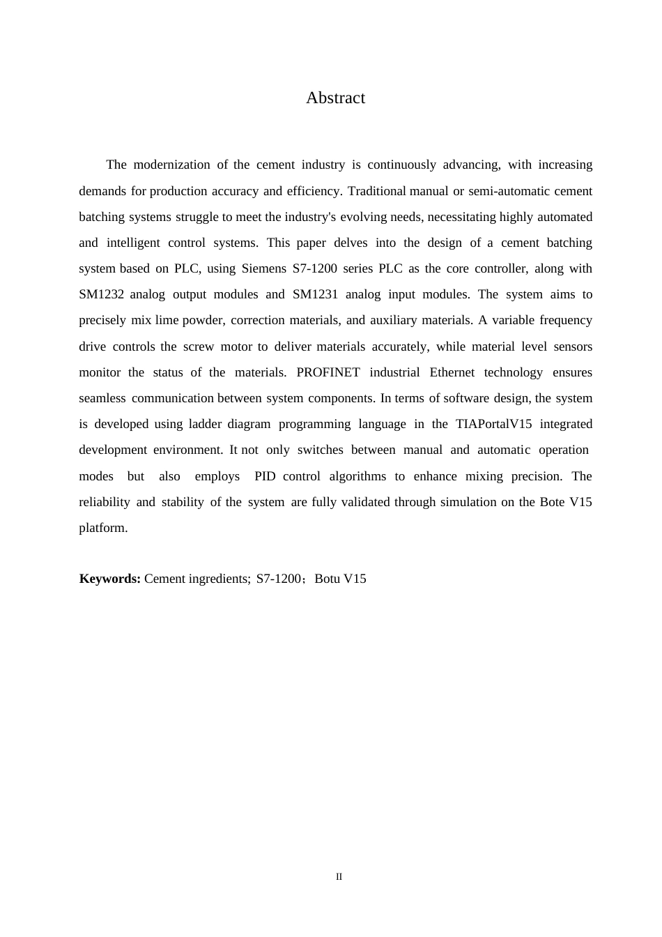 25年WP电气工程及其自动化-基于PLC的水泥配料控制系统设计-3.260-12877.docx_第2页