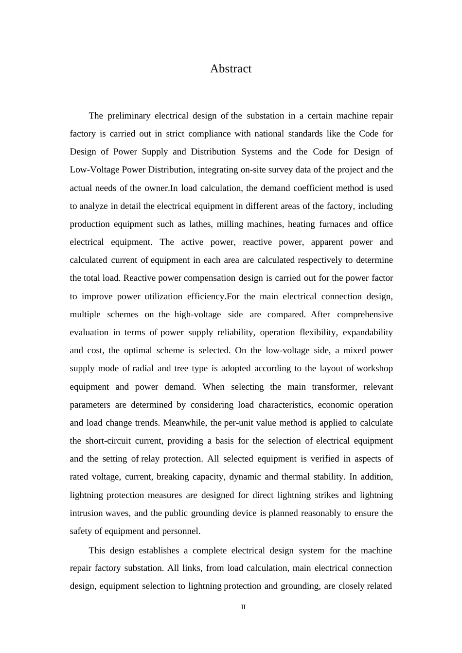 25年WP电气工程及其自动化-某机修车间变电所电气初步设计-28.40-18209.docx_第2页