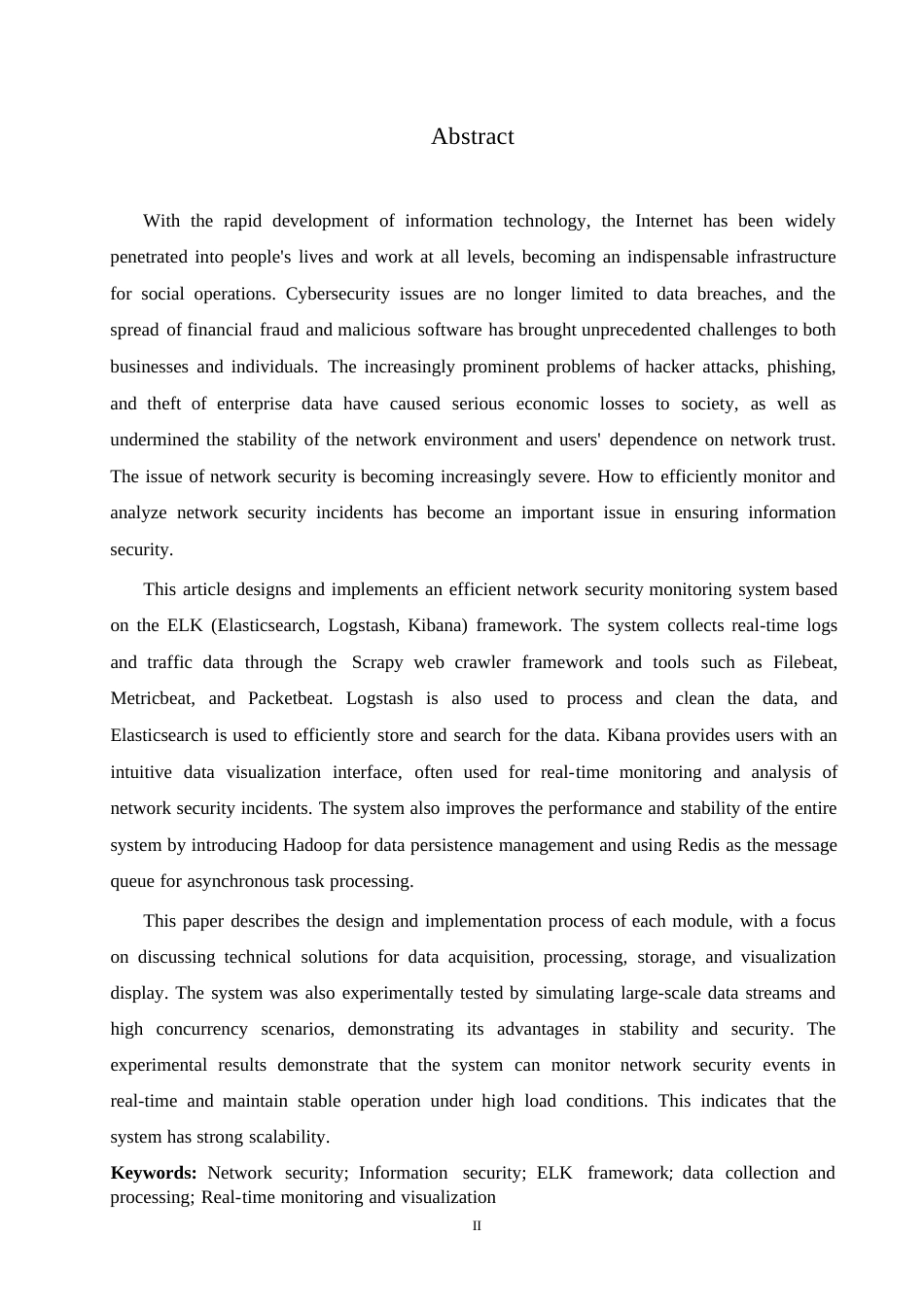 25年WP网络工程-基于ELK的网络安全监控系统设计与实现-10.490-17548.docx_第1页
