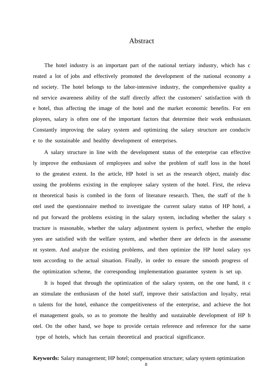 25年WPHP酒店员工薪酬管理体系的优化研究0-约11253字符.docx_第2页