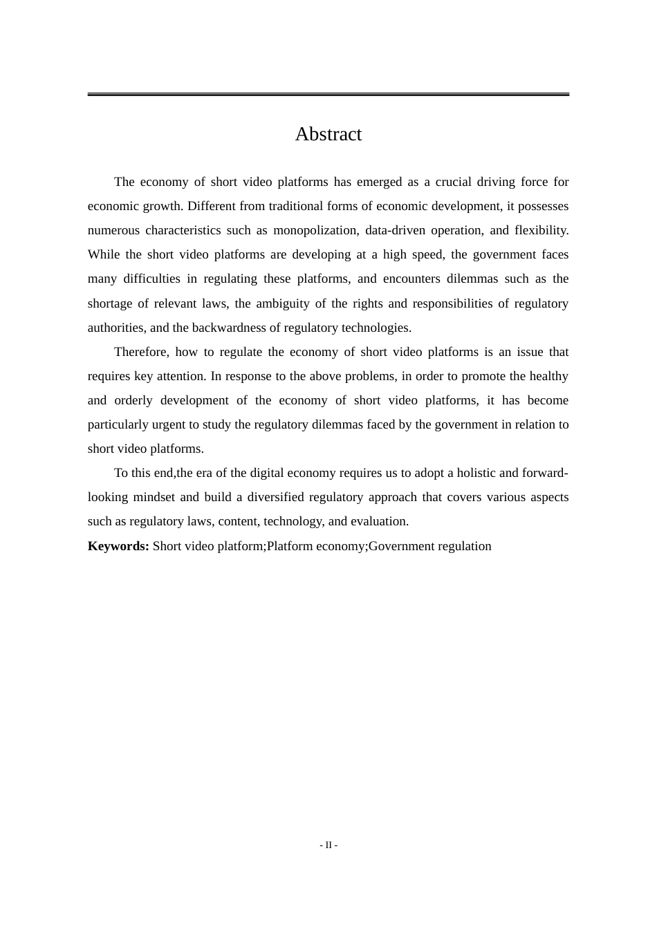 25年WP行政管理 政府对短视频平台监管存在的问题及对策研究7.4-AI33.93-约26013字符.doc_第5页