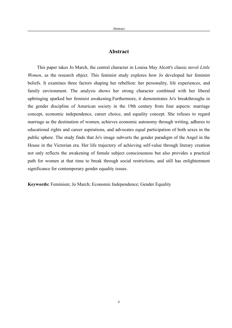 25年WP英语 从女性主义角度剖析《小妇人》中的乔1.45-AI11.11-约32773字符.pdf_第5页