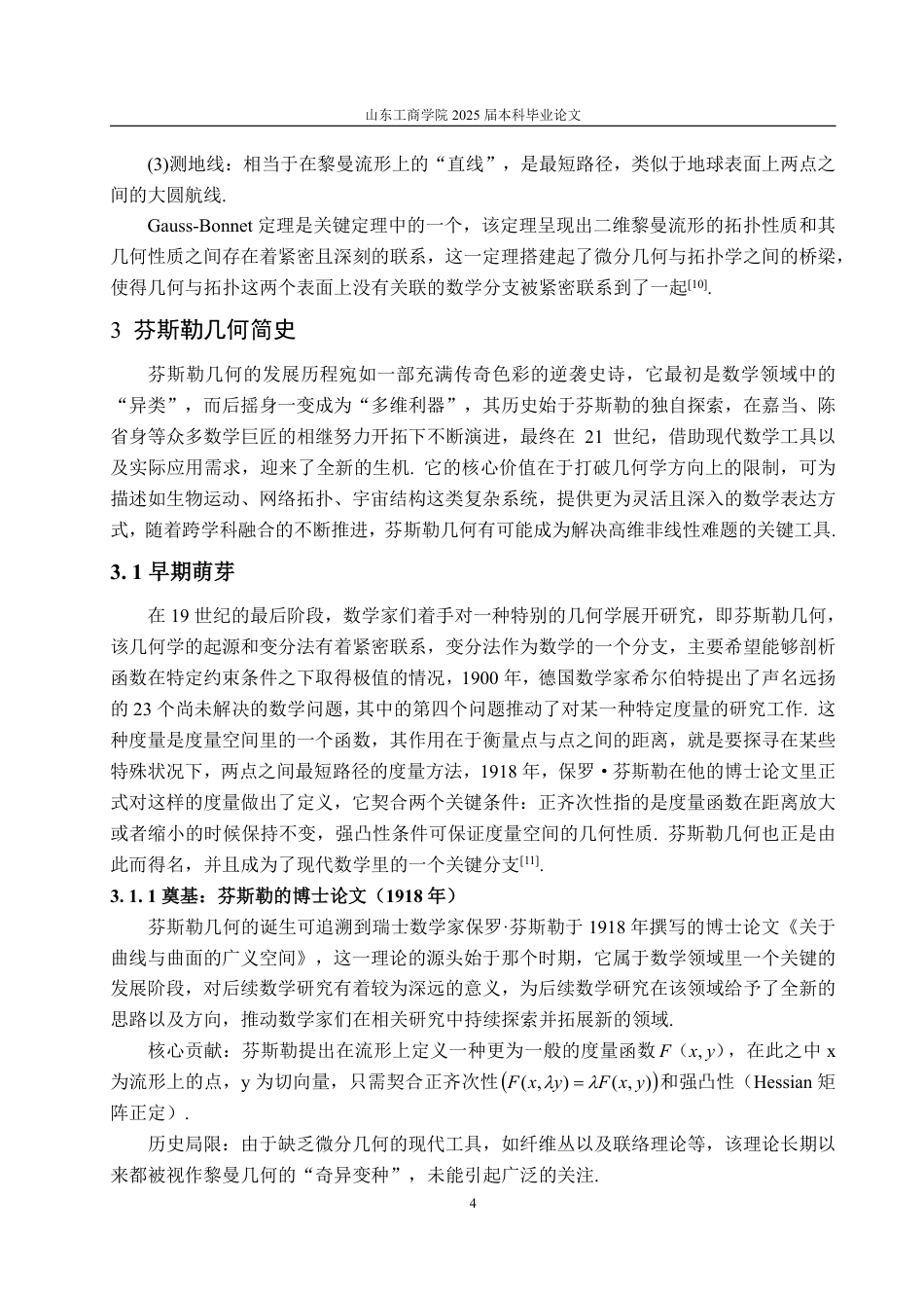 25年WP信息与计算科学 芬斯勒几何与黎曼几何的对比研究-AI-约10617字符.pdf_第10页