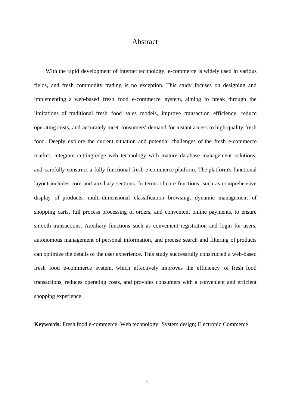 25年WP计算机科学与技术-基于Web的生鲜电商系统设计与实现-0-16165.docx_第2页