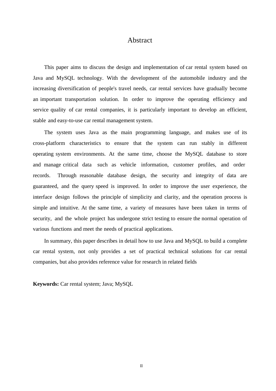 25年WP基于Java-MySQL的汽车租赁系统的设计与实现0-约13067字符.docx_第2页