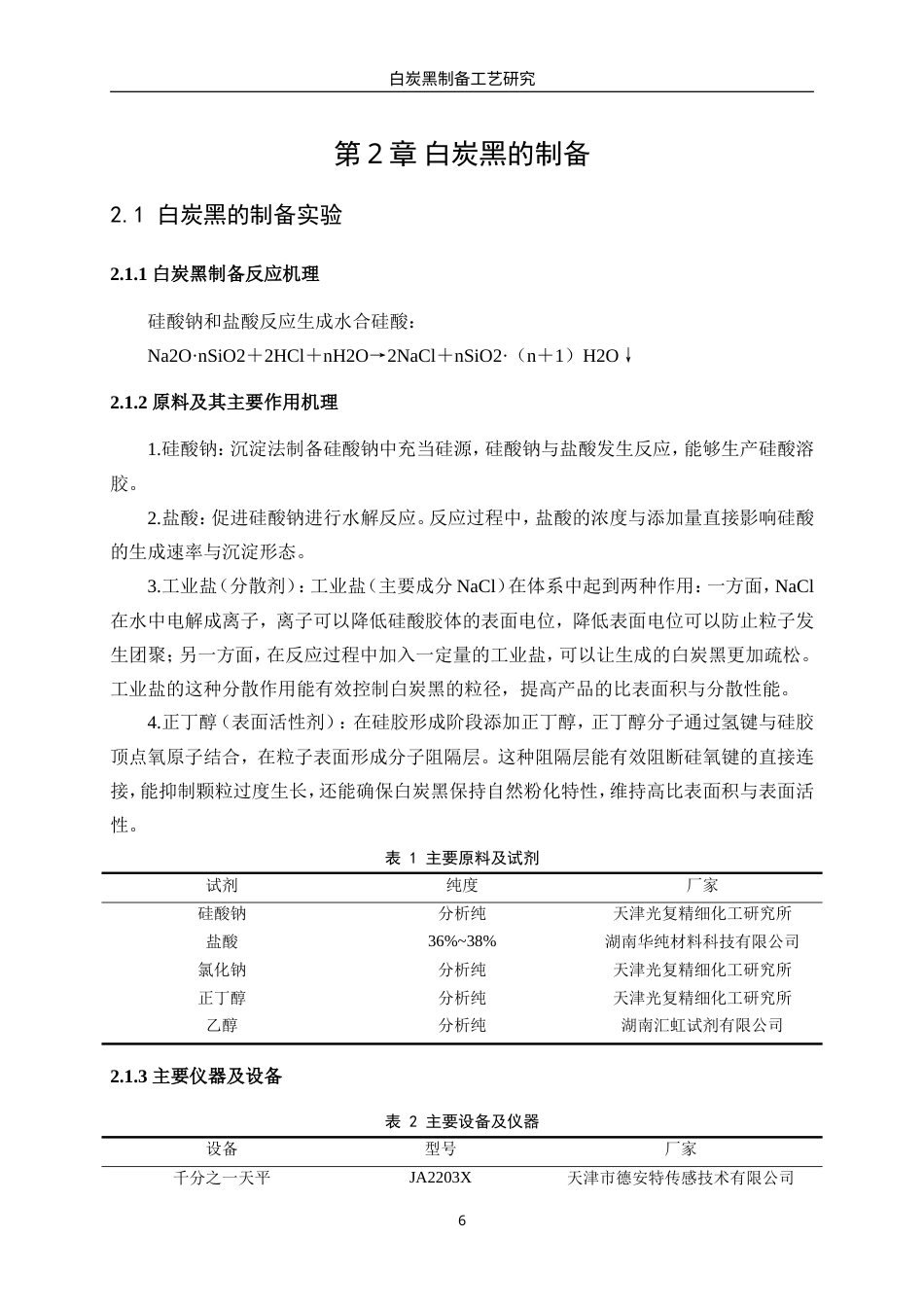 25年WP材料化学-白炭黑制备工艺研究21.730-9397.doc_第9页