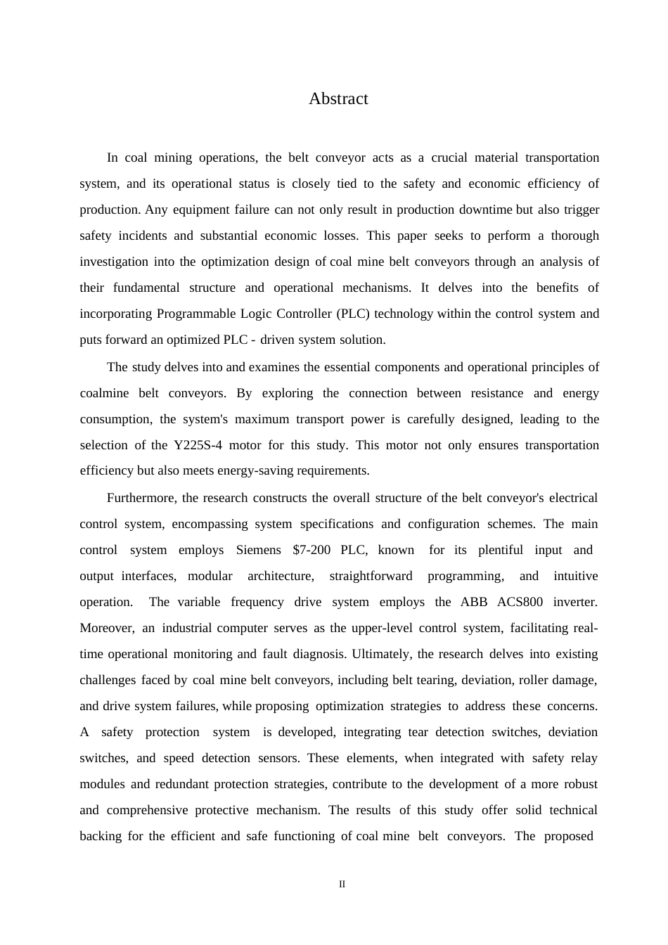 25年WP机械设计制造及其自动化-基于 PLC 的煤矿胶带运输机优化设计研究-12.330-21805.docx_第2页