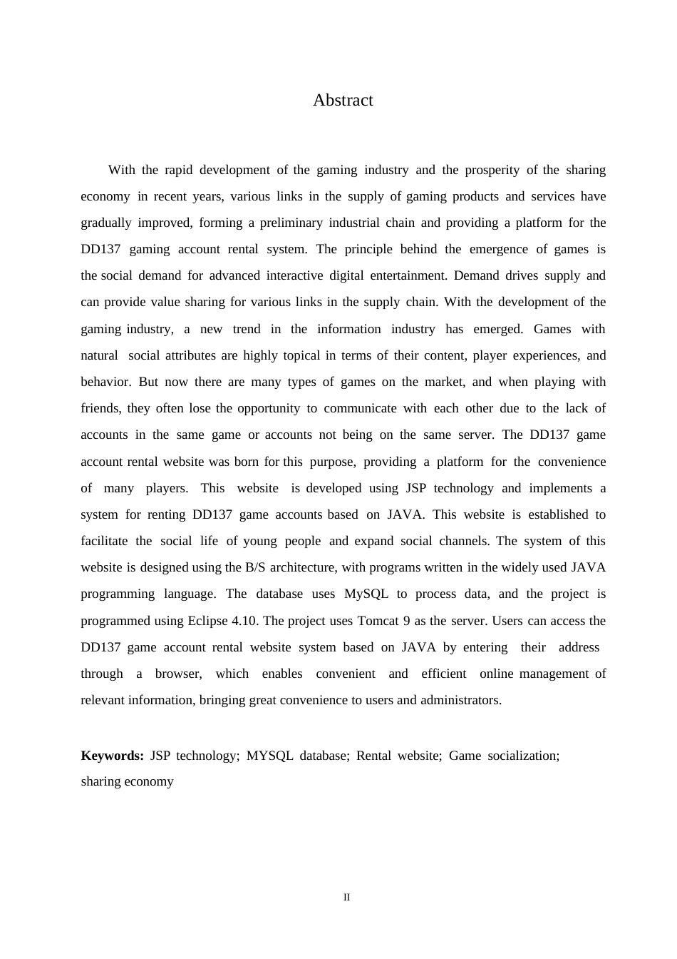 25年WP基于JAVA的DD137游戏账号租赁网站的设计与实现0-约14638字符.docx_第2页