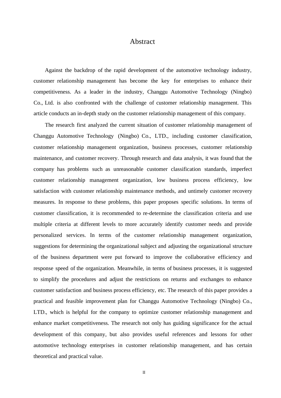 25年WP汽车服务工程-昌谷汽车科技宁波公司客户关系管理研究-12.550-20652.docx_第1页