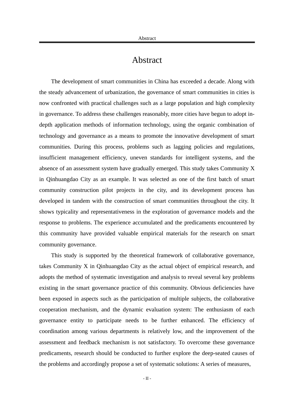 25年WP行政管理 协同治理视域下智慧社区治理问题与对策研究 ——以秦皇岛市X社区为例7.85-AI7.67-约30221字符.docx_第7页