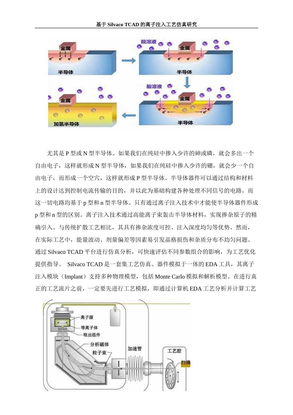 25年WP微电子科学与工程-基于Silvaco平台的半导体离子注入工艺仿真及优化13.990-12886.doc_第5页