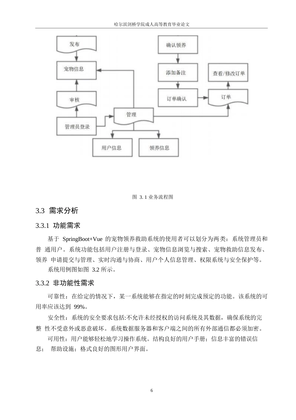 25年WP基于SpringBoot-Vue的宠物领养救助系统的设计与实现0-约12902字符.docx_第10页