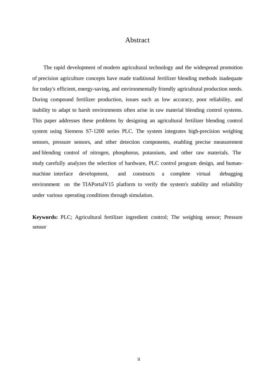 25年WP电气工程及其自动化-基于PLC的农业化肥配料控制系统设计-8.980-14589.docx_第2页