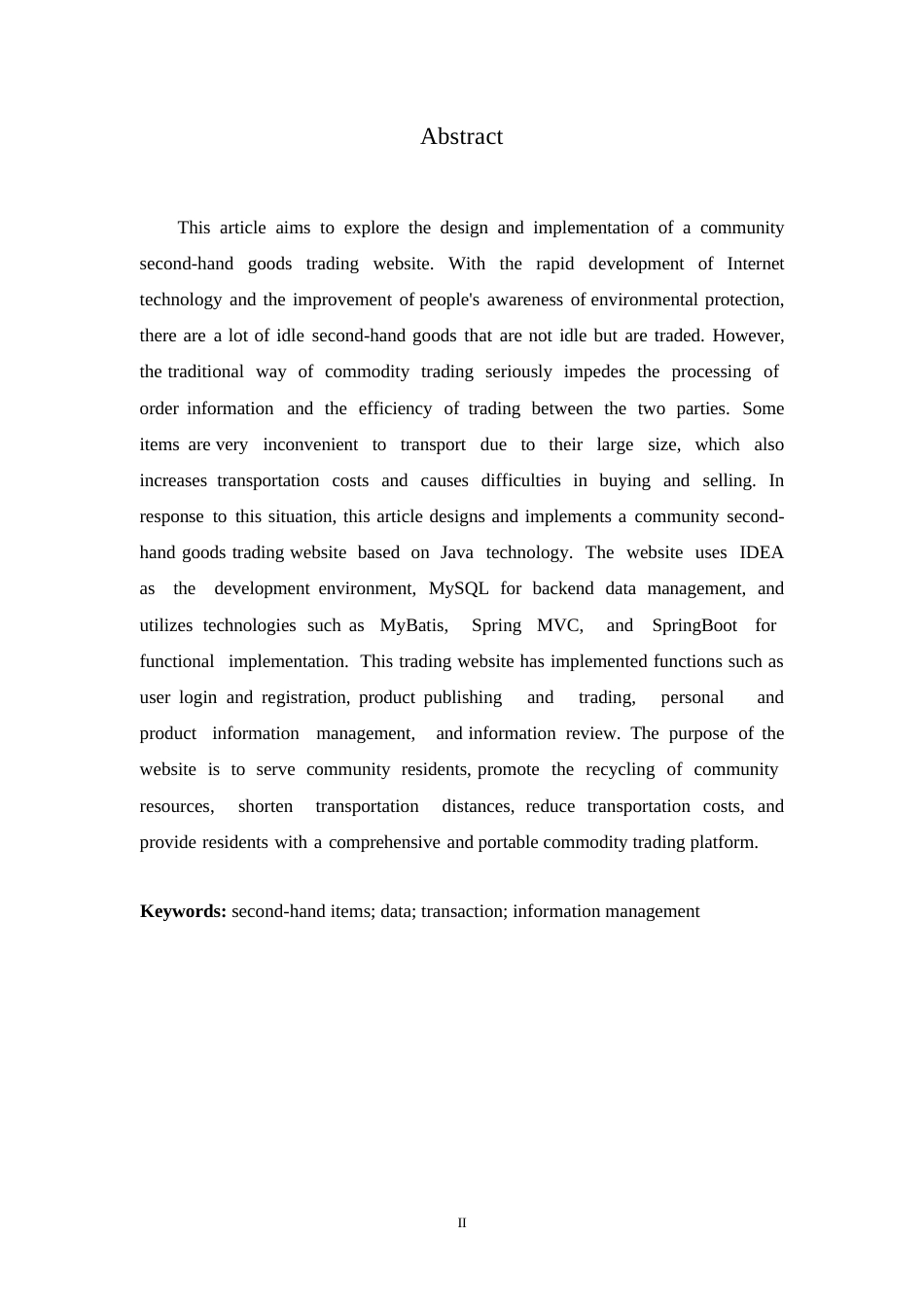 25年WP社区二手物品交易网站设计与实现0-约13817字符.docx_第2页