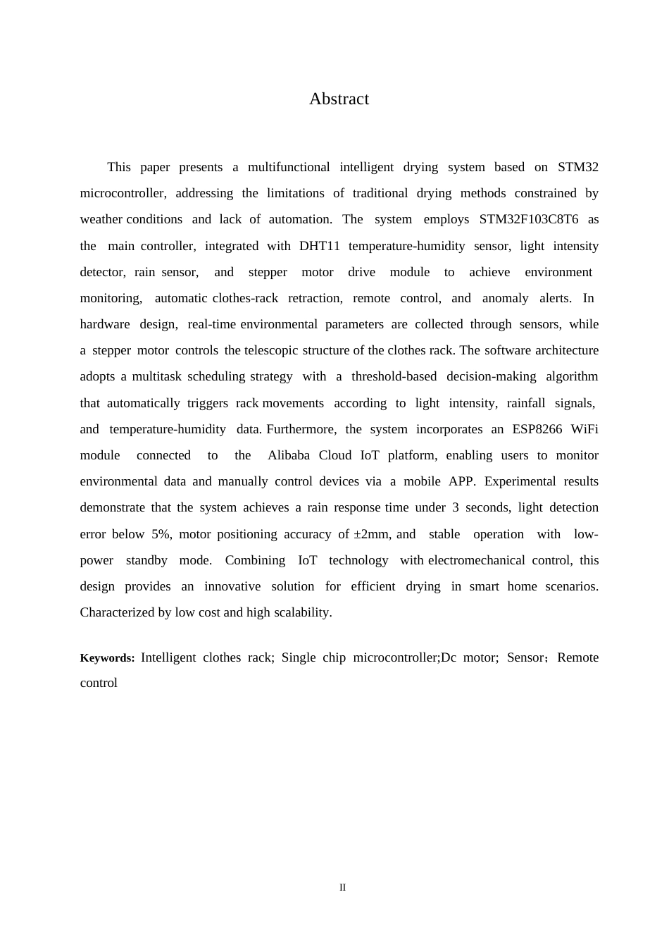 25年WP电气工程及其自动化-基于STM32单片机的多功能晾晒系统设计-19.760-13519.docx_第2页