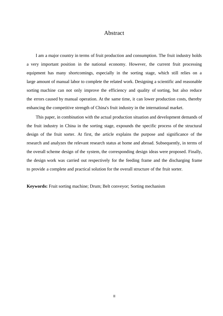 25年WP机械设计制造及其自动化-水果分选机结构设计-14.50-15464.docx_第2页