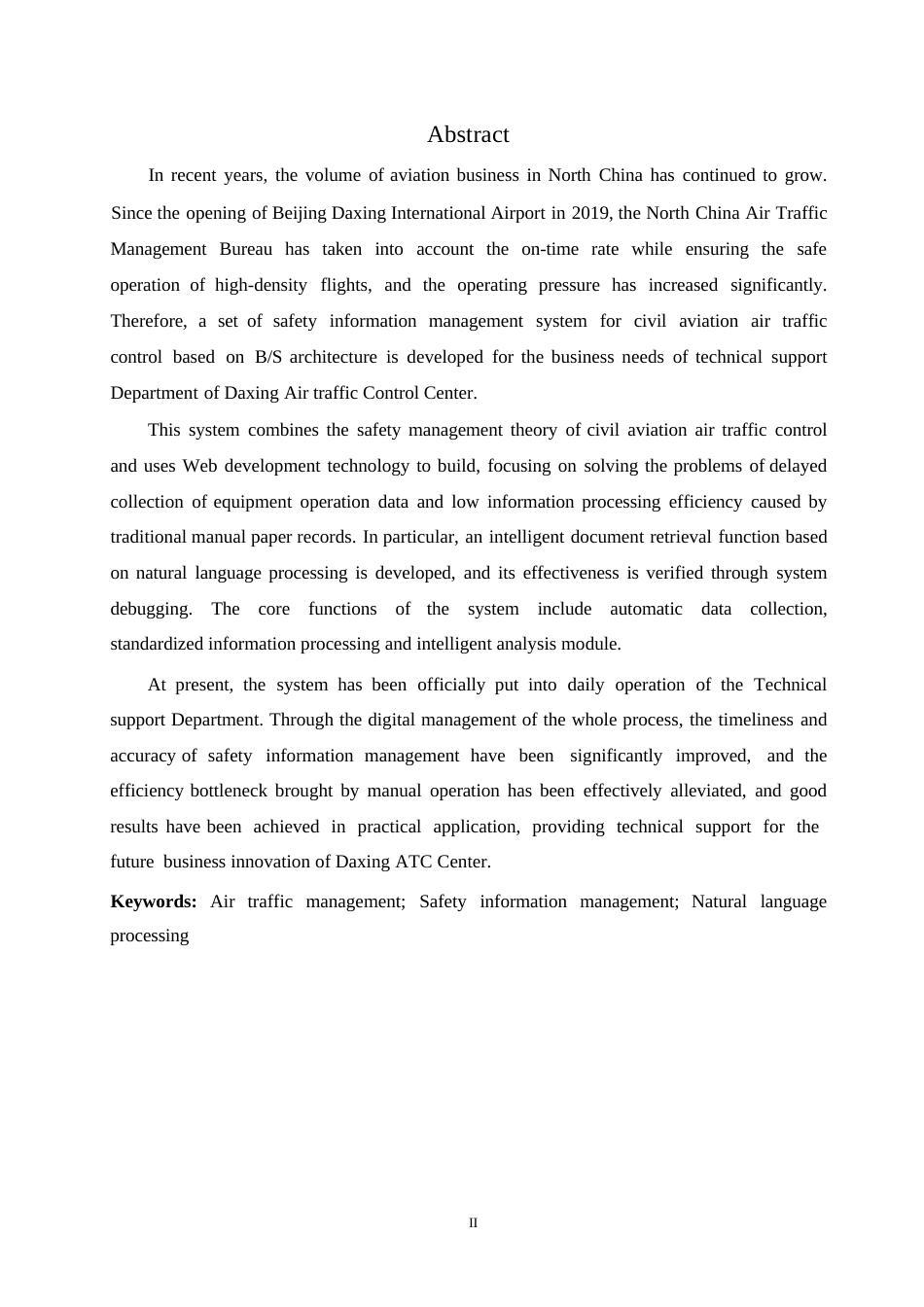 25年WP关键词：空中交通管理；安全信息管理；自然语言处理-约15133字符.docx_第2页