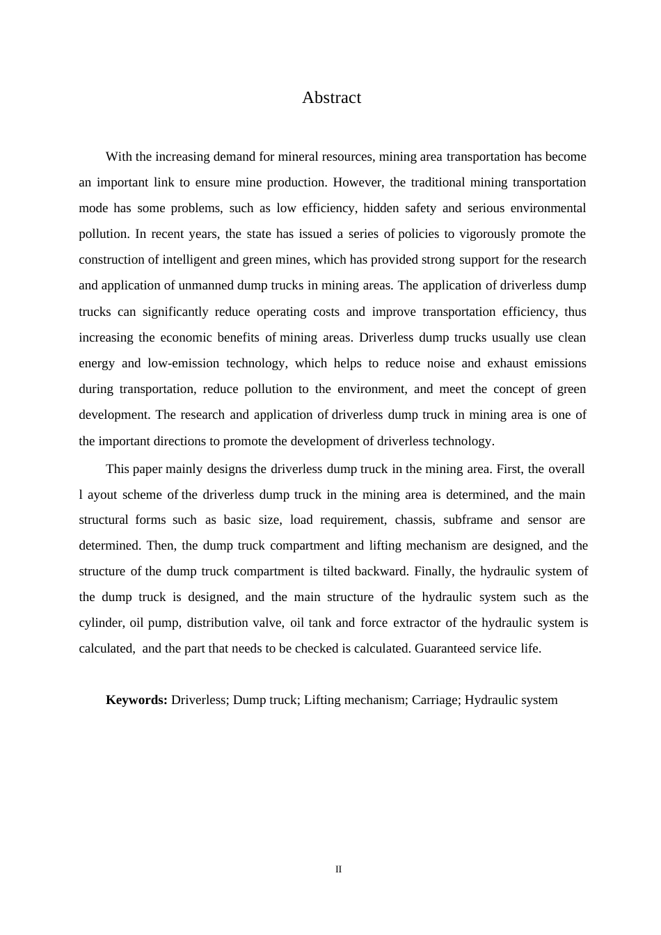 25年WP汽车服务工程-矿区无人驾驶自卸卡车设计-0-10966.docx_第1页