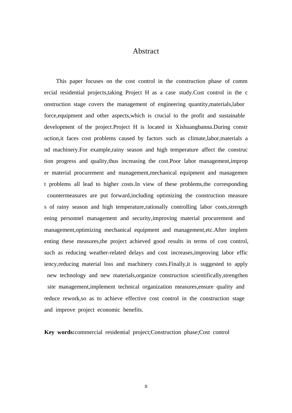 25年WPwl10623+商业住宅项目施工阶段成本控制研究—以H项目为例 (1)0-10075.docx_第2页
