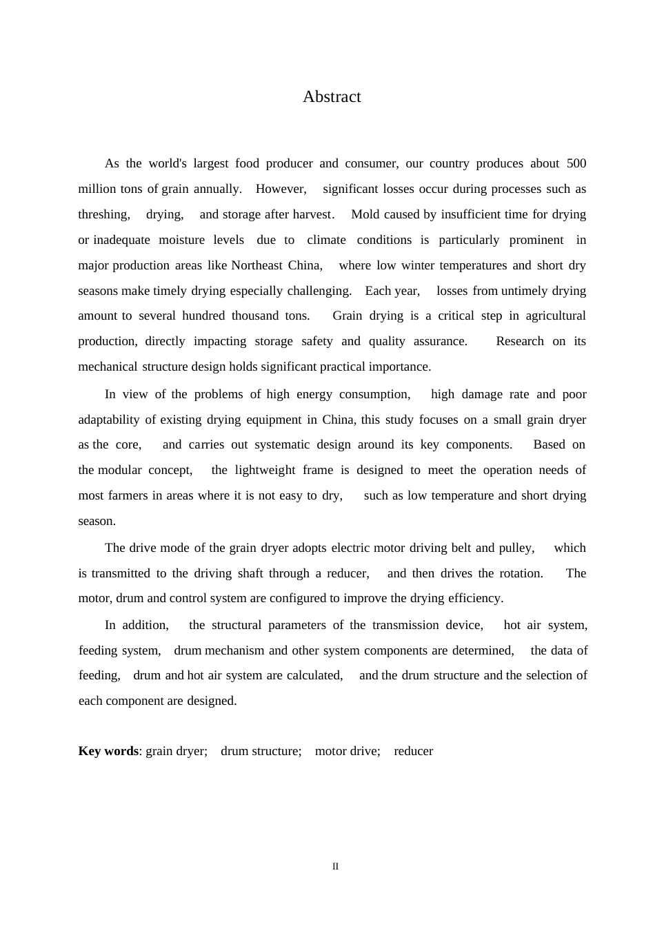 25年WP机械设计制造及其自动化-谷物干燥机的机械结构设计-23.20-13886.docx_第2页
