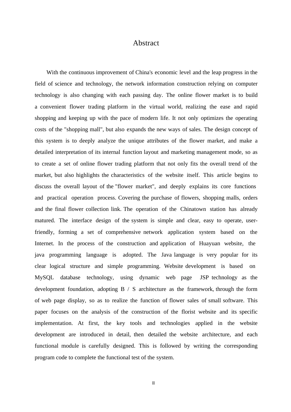 25年WP计算机科学与技术朴卓亮-基于SSM的网上花店管理系统设计与实现0-14677.docx_第2页