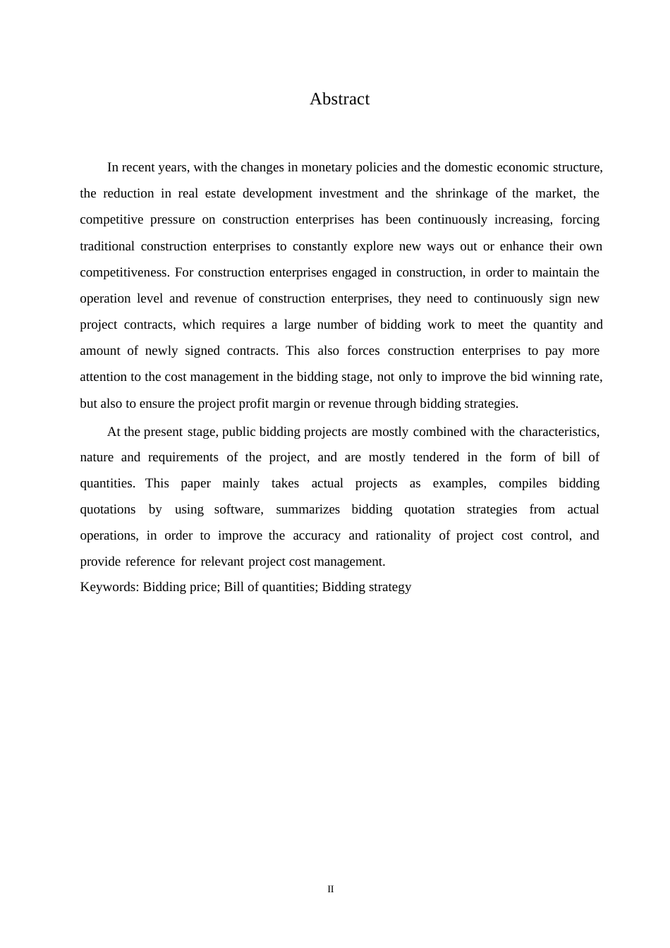 25年WP沈阳市于洪新城第三小学新建工程项目投标阶段造价管理应用0-约22411字符.docx_第2页