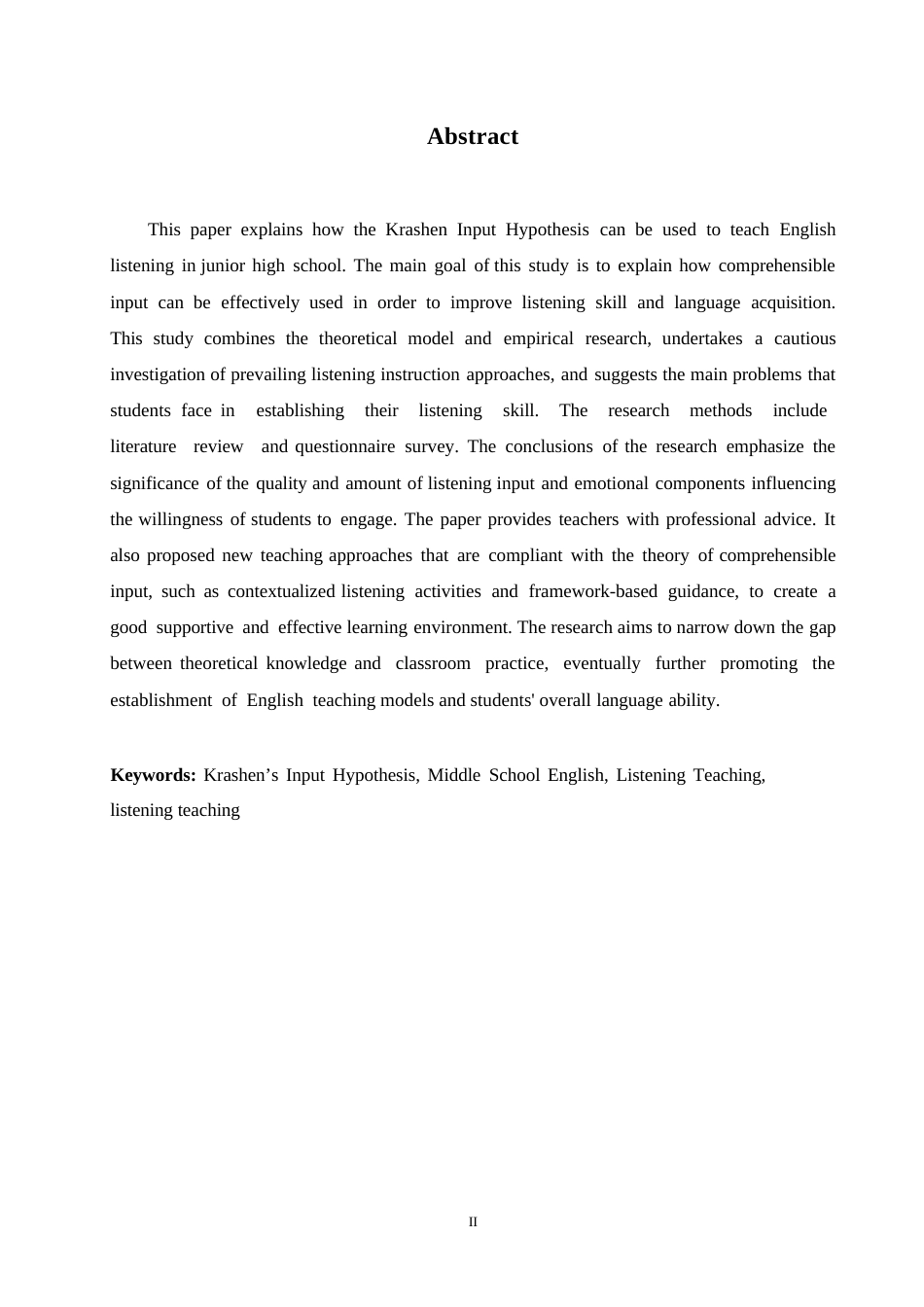 25年WP英语-克拉申的输入假说在初中英语听力教学中的应用研究-2.280-10436.docx_第2页